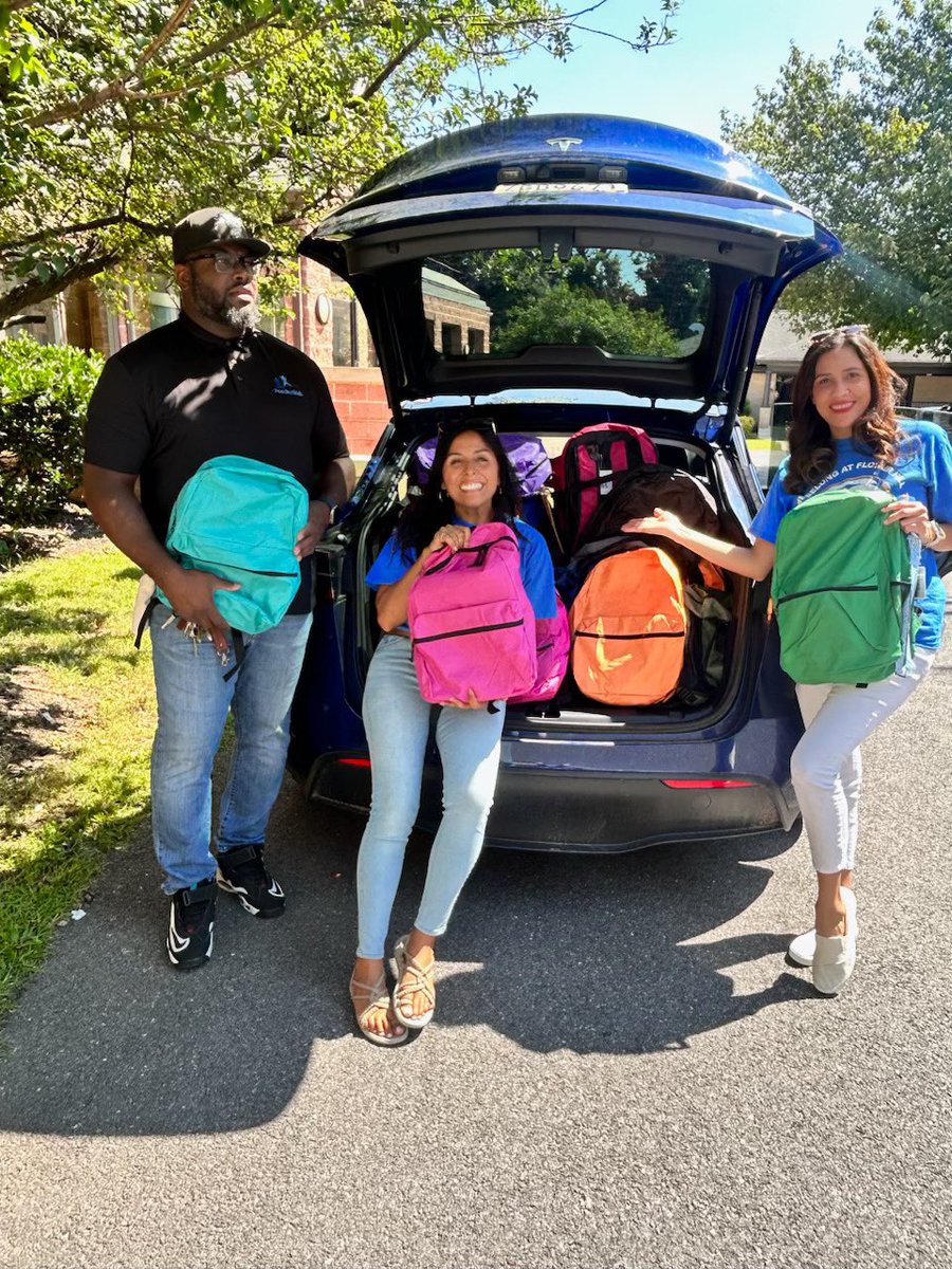 What a great way to start this school year with amazing community partners such as <a href="/nccfcares/">NCCF</a>. 90 backpacks with schools supplies and snack kits were donated to our <a href="/es_flower/">Flower Hill Elementary School</a> students. You all ROCK! <a href="/es_flower/">Flower Hill Elementary School</a> <a href="/FinestEducator/">Dr. Joshua Fine</a> <a href="/CSconnect_MCPS/">MCPS Community Schools Team</a>