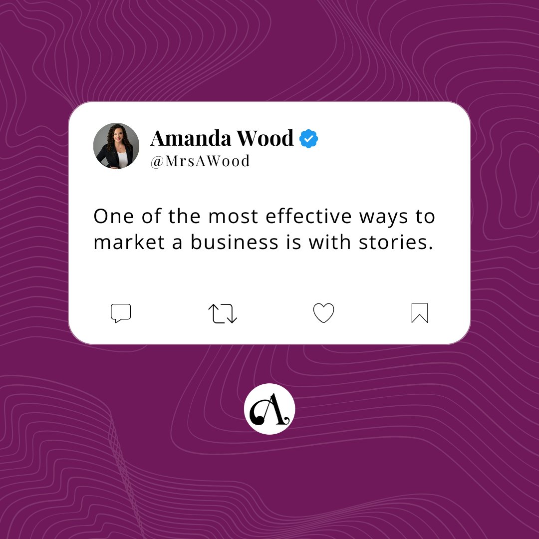 MrsAWood's tweet photo. Get creative with marketing and share STORIES! Shape stories into success!

#availmarketing #shapingstoriesintosuccess #storytellingmarketing #marketingguru https://t.co/P3xD5SeqE7