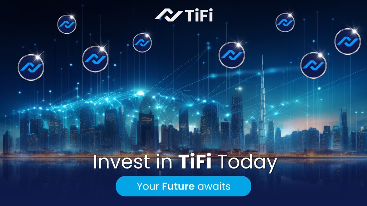 TiFiToken's tweet photo. Dive into the future with TiFi! 

Invest today and watch as your dreams take flight across the digital skyline. 

The future is bright, the future is blockchain. 🌃✨

#InvestInTiFi #BlockchainFuture #TiFiToken https://t.co/9FndmYG6UA