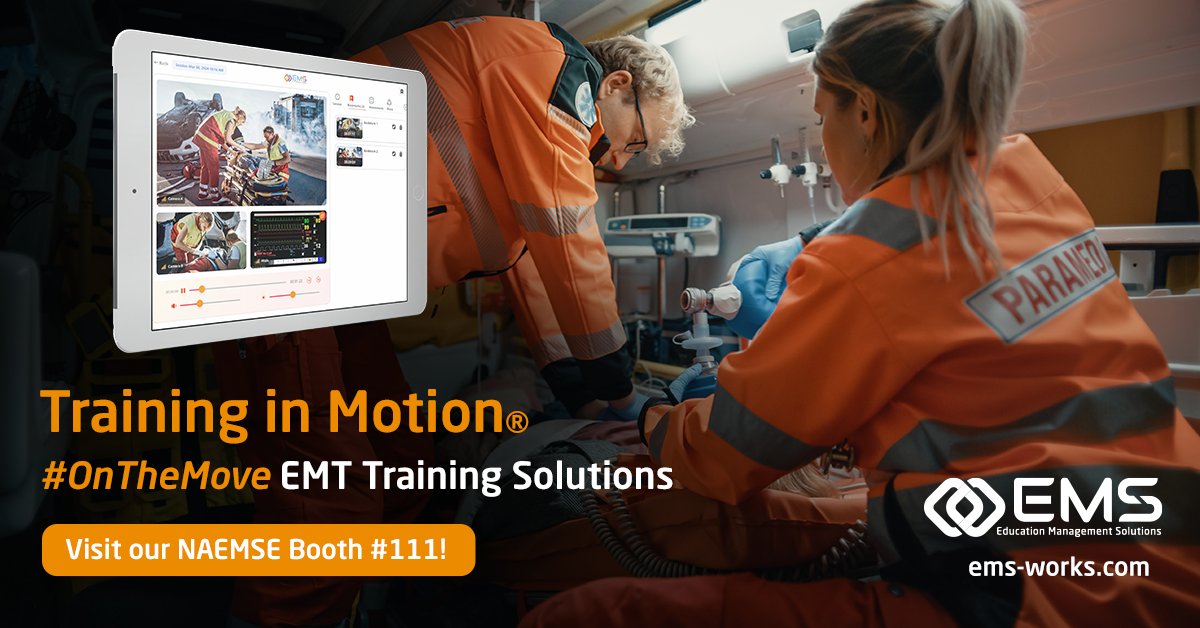 New from <a href="/EMS_Works/">Education Management Solutions (EMS)</a>! Training in Motion®: Your #OnTheMove Training Solution
 
An all-in-one package delivering powerful video capture and debrief capabilities anywhere, with or without an internet connection, Training in Motion redefines mobile training >> hubs.li/Q02K5zk60