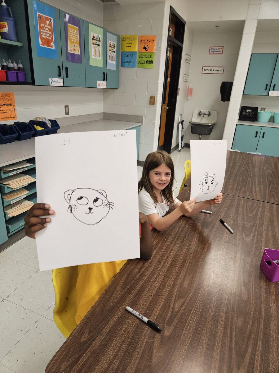 Simple things like little lion faces and tiny cards make me looooove my job!!! Our Panthers are amazing!!