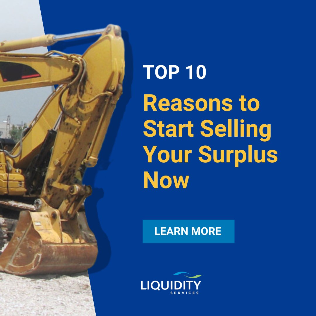 Our latest blog shares ten reasons why selling your surplus assets before the year ends can position your business for a stronger start in the new year.

Read it now: hubs.ly/Q02Mqgtj0

#AssetManagement #CircularEconomy #Sustainability #CapitalAssets
