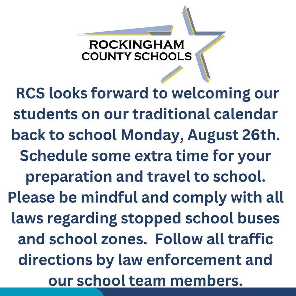 RCS_NC's tweet photo. Welcome back students! RCS has been preparing for your return and cannot wait to see you Monday!! https://t.co/8UKkA9TrPS