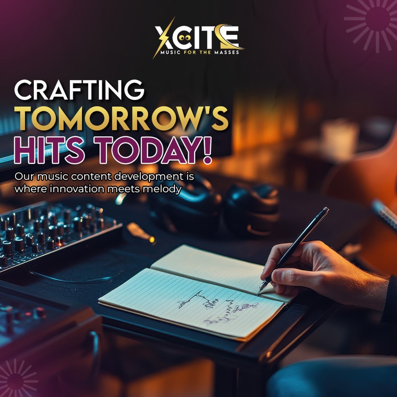 Xcite678700's tweet image. Our innovative approach to music content development is all about anticipating the future of sound. We blend cutting-edge techniques with creative insight
#Xcite #FutureHits #MusicDevelopment #SoundInnovation #TrackCreation #MusicalExcellence #CreativeSound #MusicCrafting