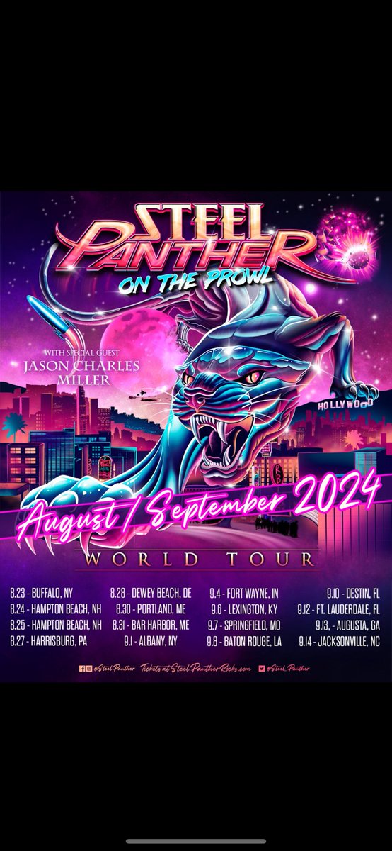 Can’t wait to see <a href="/Steel_Panther/">Steel Panther</a> tonight <a href="/ElectricCityBuf/">Electric City</a> I know it’s going to be great….  #OnTheProwl #Shocker