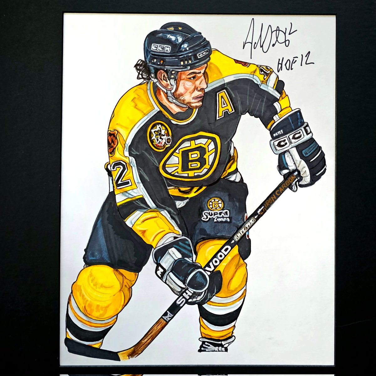 Glen Kertes Illustrations (@gkert67) on Twitter photo Adam Oates of the Boston Bruins signed original artwork <a href="/NHLBruins/">Boston Bruins</a> <a href="/cardshowsMA/">cardboardpromotions</a> Adam Oates of the Boston Bruins signed original artwork <a href="/NHLBruins/">Boston Bruins</a> <a href="/cardshowsMA/">cardboardpromotions</a>