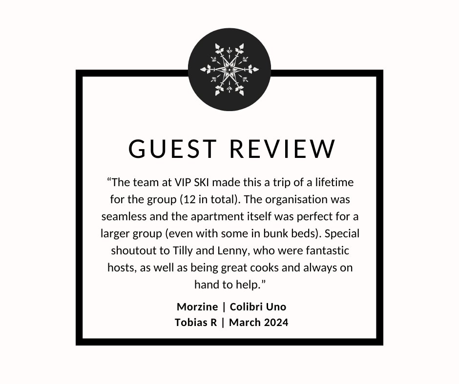 VIP_SKI's tweet image. At VIP SKI we live, breathe and sleep skiing and understand that many of our clients do too. 

We’ve taken care of the service side. The real fun starts when we welcome your group through our front door and get to know you all as individuals.

Colibri Uno | Morzine | Sleeps 8-12