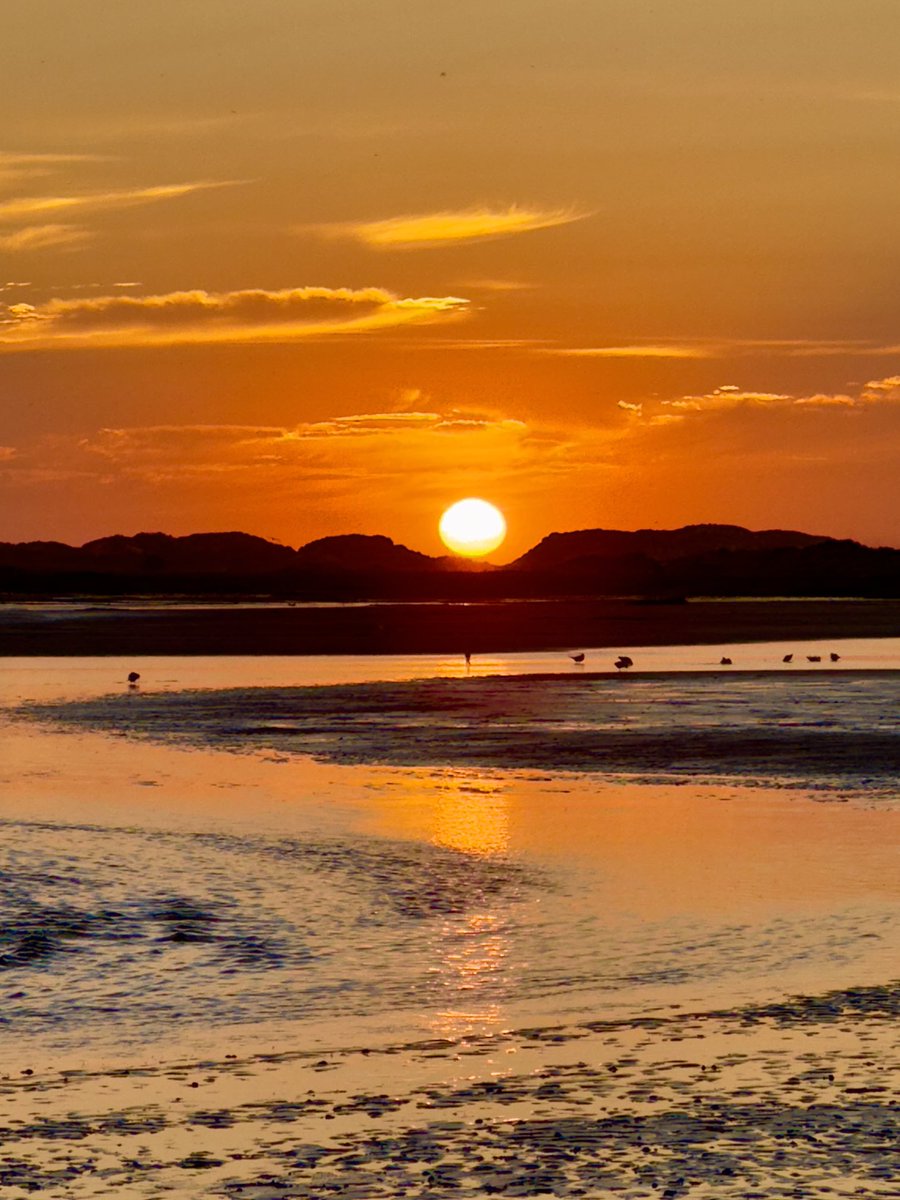 Een mooie zonsondergang op de Noordsvaarder