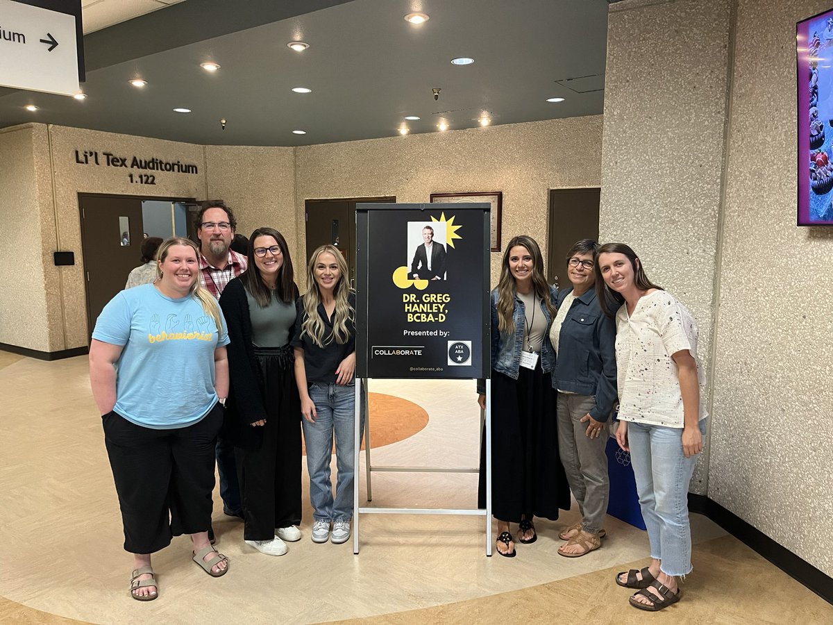 LTISDSpecSvcs's tweet image. LTISD Behavior Specialists wrapping up a training workshop with Dr. Greg Hanley on practical functional assessment and skill based treatment.