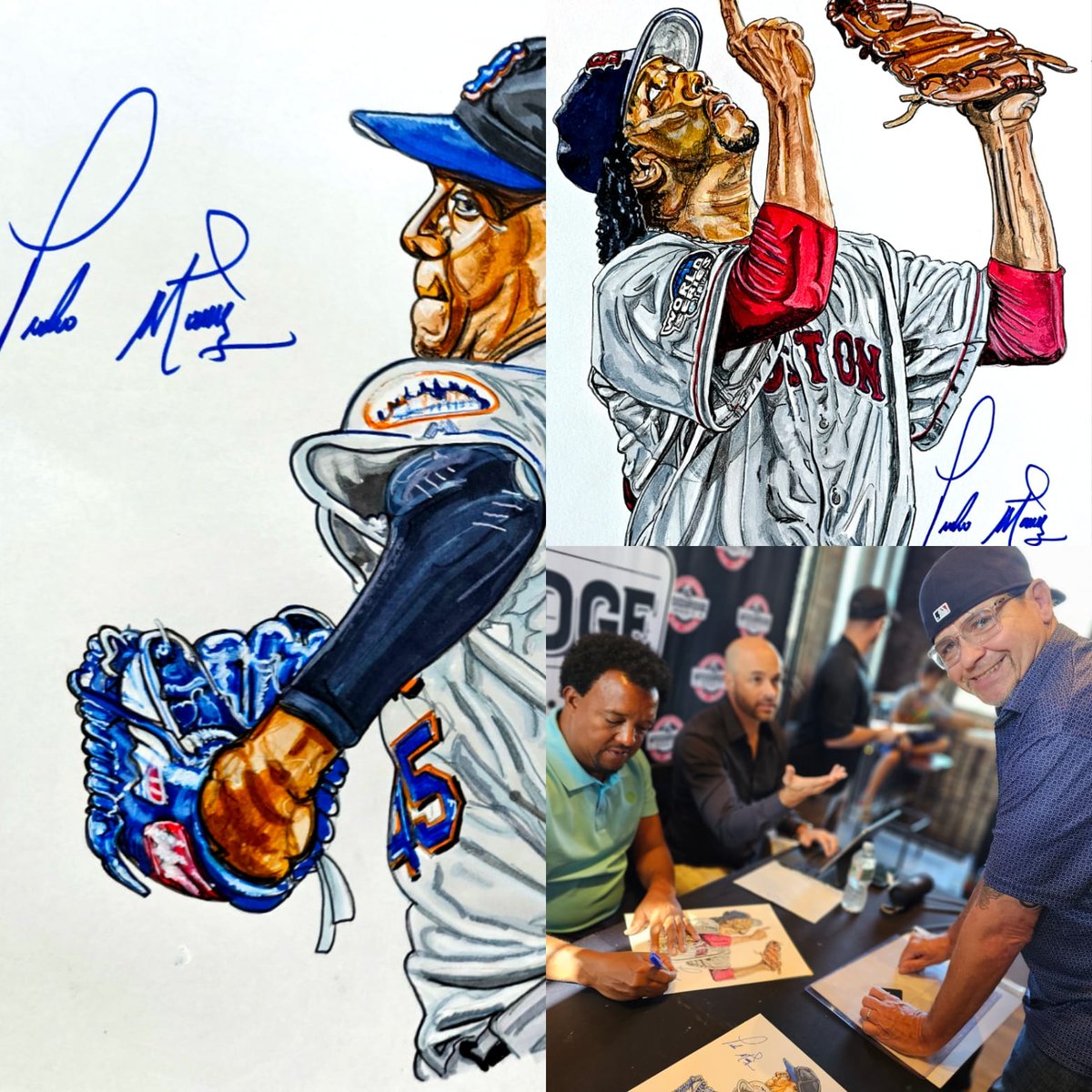 Glen Kertes Illustrations (@gkert67) on Twitter photo Pedro Martinez of the Boston Red Sox and New York Mets signed original artwork <a href="/45PedroMartinez/">Pedro Martinez</a> <a href="/RedSox/">Red Sox</a> <a href="/redsocksboston/">Boston RedSox</a> <a href="/Mets/">New York Mets</a> Pedro Martinez of the Boston Red Sox and New York Mets signed original artwork <a href="/45PedroMartinez/">Pedro Martinez</a> <a href="/RedSox/">Red Sox</a> <a href="/redsocksboston/">Boston RedSox</a> <a href="/Mets/">New York Mets</a>