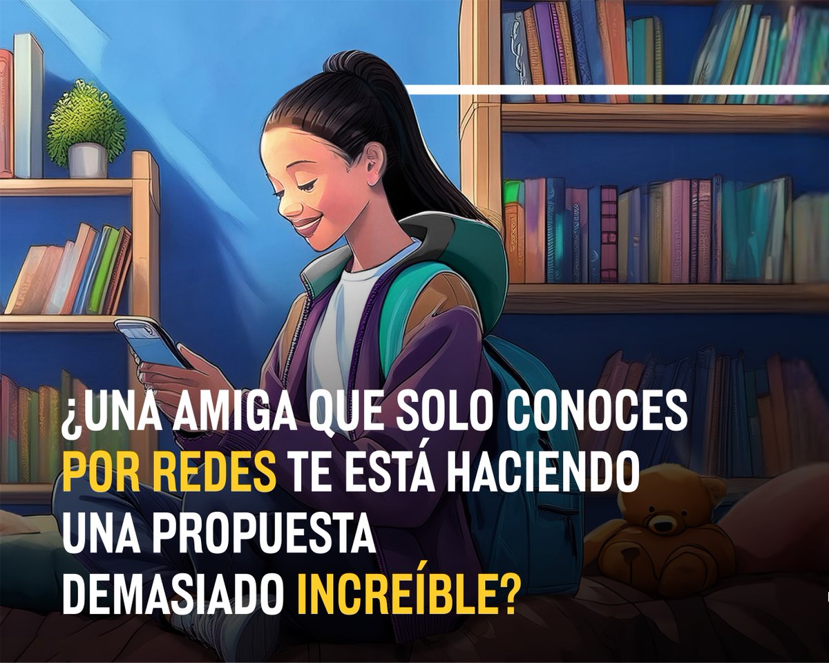 OIM_LAC's tweet photo. ¿Alguien que recién conociste en redes te hizo una oferta increíble?  🚨¡Cuidado! Las redes de #TratadePersonas engañan a sus víctimas con falsas promesas. 

Busca más información en  https://t.co/OdVwKrJ1EK.

@Eurofront_UE #Eurofront #AlertaTrata https://t.co/LWWpgtzvWz