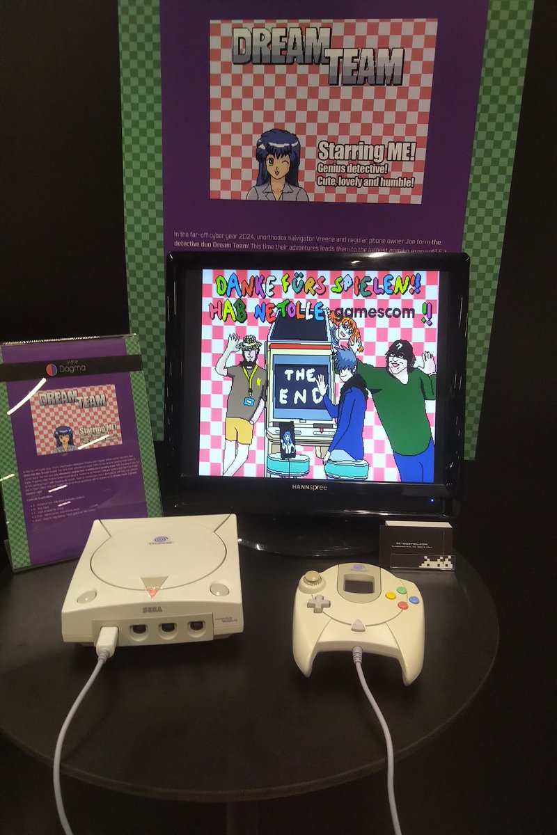 retrospieler's tweet photo. uuuh, someone beat Dream Team - Games Expo Edition by @CaptDreamcast !! THE number one very best game about the retro area at #gamescom2024 https://t.co/ptlCaAjHMn
