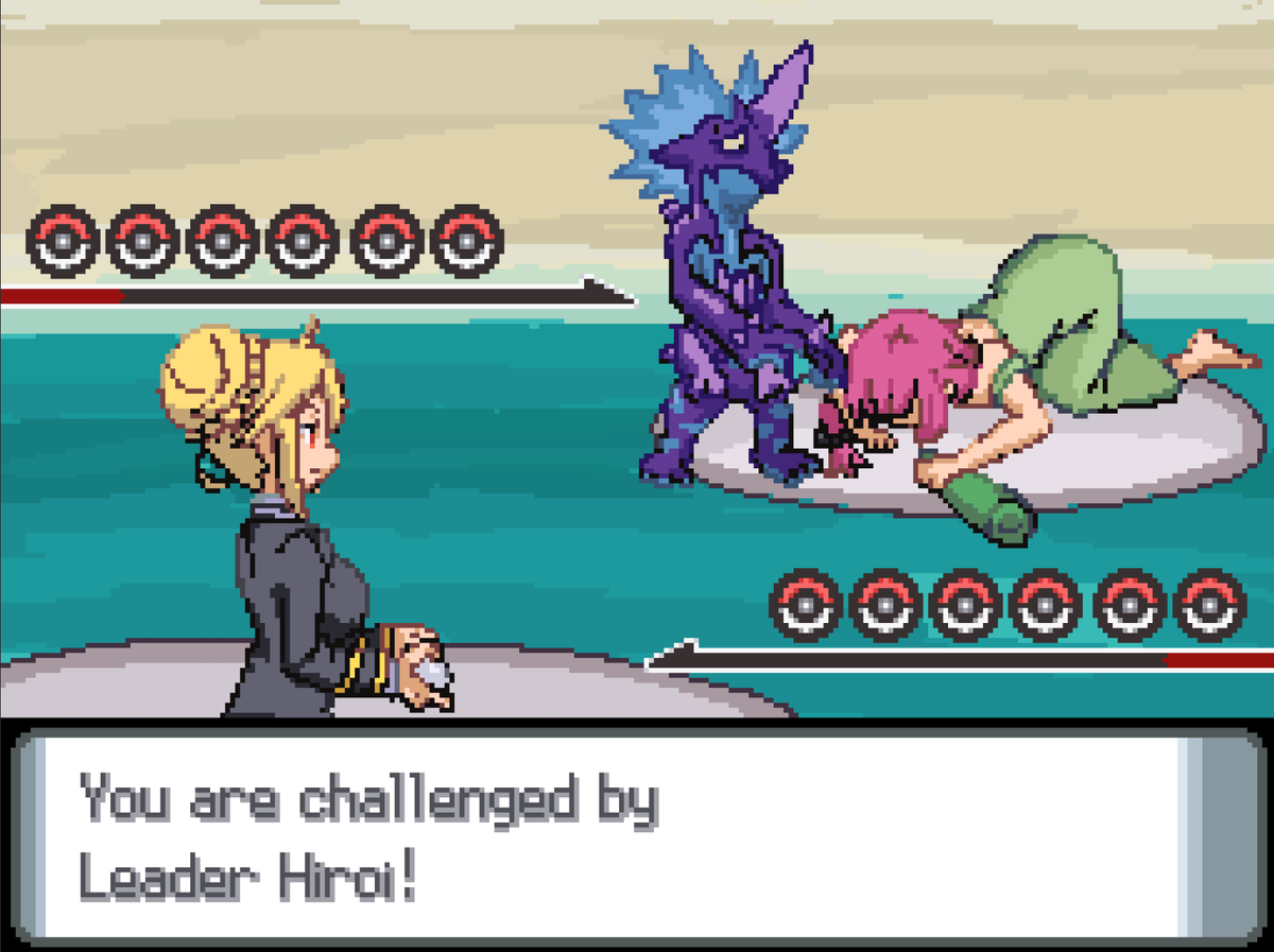 VS Gym leader Hiroi