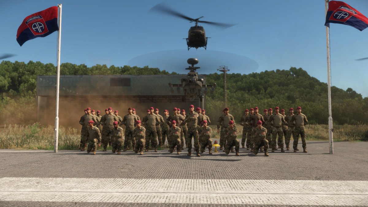 82AAMilSim's tweet photo. All American, AIRBORNE! https://t.co/m02kNIVjcv
