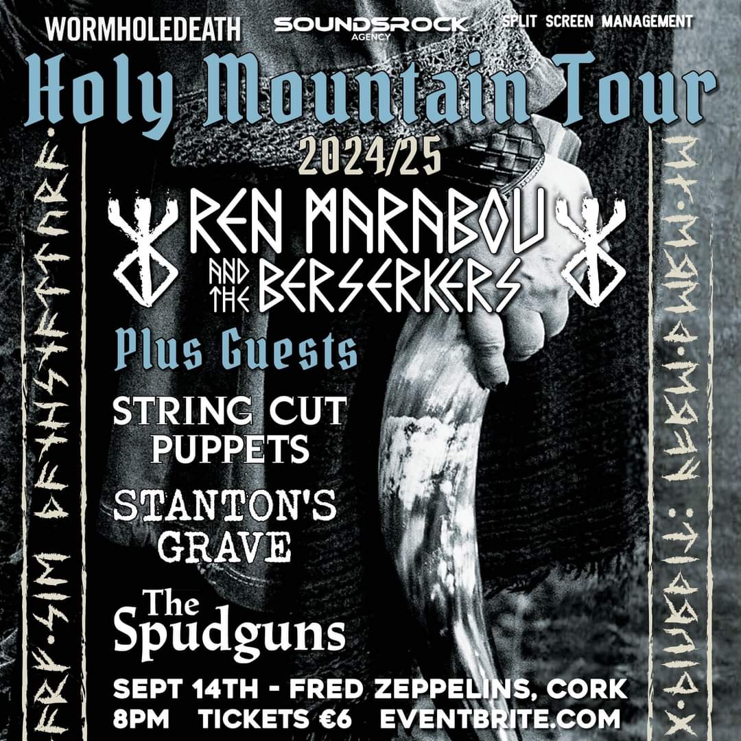 Next up on the SG roster, on September 14th we'll be defending the walls of <a href="/FredZeppelins/">Fred Zeppelins</a> against the viking raiders <a href="/renmarabou/">Ren Marabou and the Berserkers</a> and the Berserkers with their heathen armies String Cut Puppets and the Spudguns! This one shall ring out through the ages!