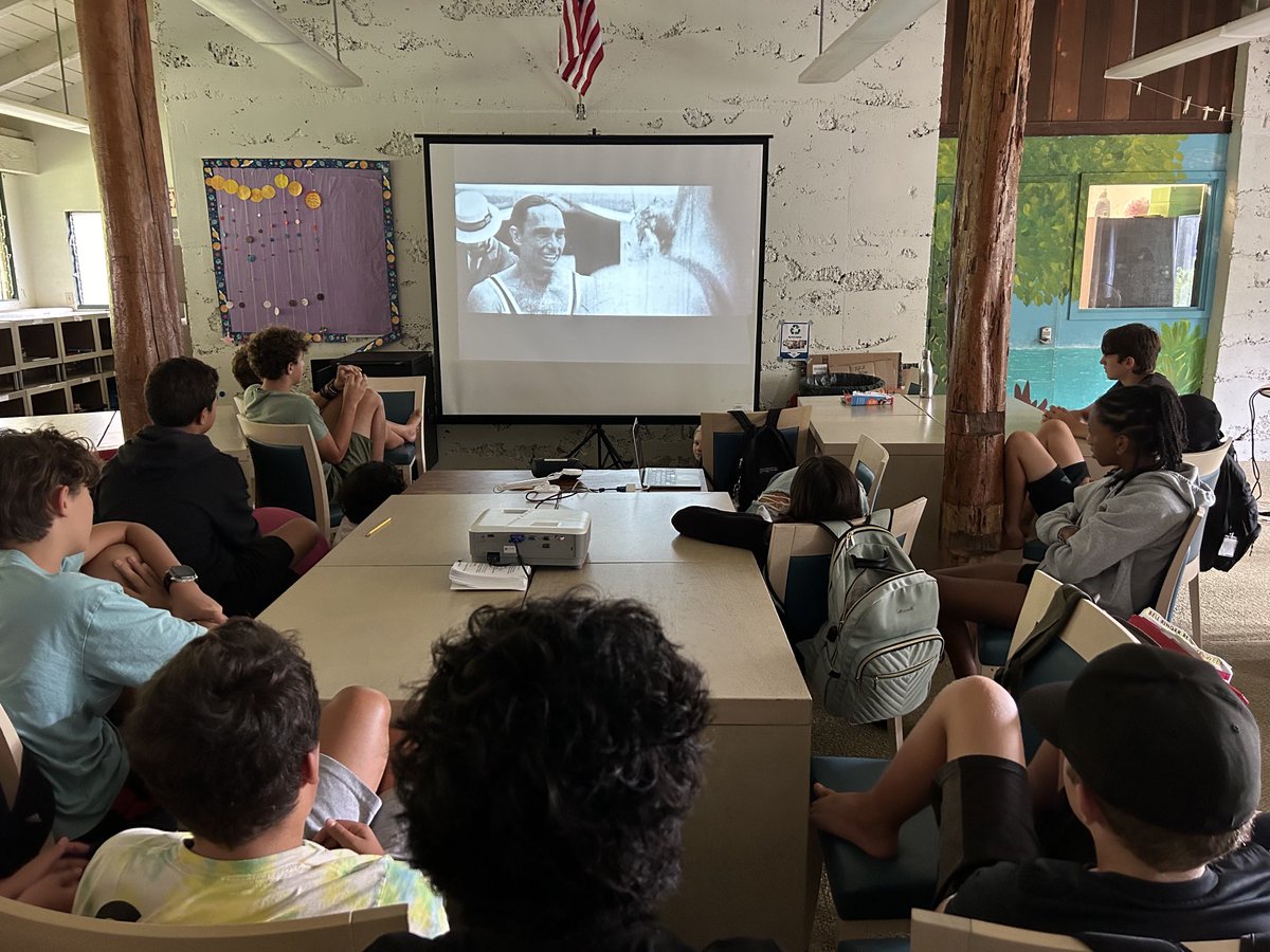 alakaiokauaics's tweet photo. Alaka’i O Kaua’i Charter School is proud to celebrate the life of the amazing Duke Kahanamoku on campus today. Our Grade Seven students watched the film “Waterman” that tells the life of this Hawai’ian hero. On campus we wish to #LeadLikeDuke Proud to be ⁦@HawaiiCharters⁩ https://t.co/nWGCHfw4vB