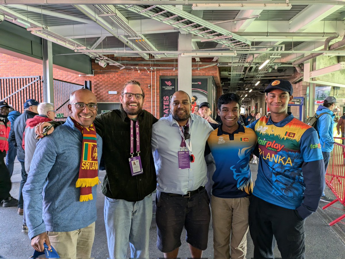 Budd Mendis (@mendb999) on Twitter photo Absolute pleasure to meet <a href="/brookeswrites/">Nicholas Brookes</a> and <a href="/MarkMachado/">Mark Machado</a> at the test today.
Follow <a href="/MuraliPod/">Murali End π±π°π±π°π±π°</a> , the best Sri Lankan cricket podcast around. ππ½
A bad morning session very costly for π±π° today but lots of positives for the series ahead as well Absolute pleasure to meet <a href="/brookeswrites/">Nicholas Brookes</a> and <a href="/MarkMachado/">Mark Machado</a> at the test today.
Follow <a href="/MuraliPod/">Murali End π±π°π±π°π±π°</a> , the best Sri Lankan cricket podcast around. ππ½
A bad morning session very costly for π±π° today but lots of positives for the series ahead as well