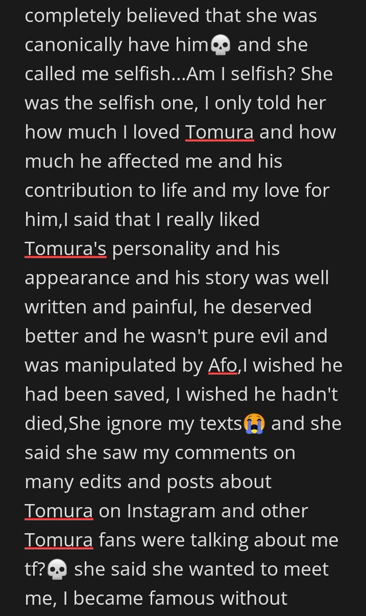 Izumi_sai_Nare's tweet photo. Do you think the problem is with me? I don't think I'm selfish?
#MyHeroAcademia
#TomuraShigaraki
#mhafandom
#TenkoShimura https://t.co/V2Ixgzm4gc