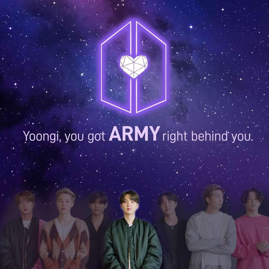 SandysNuns's tweet photo. Everything will be fine, Yoongi. We'll be by your side until the end. We love you! ๐๐ง๐ท
#BTSISSEVEN
#BRAZILISSEVEN
#WELOVEYOUYOONGI
#YOONGINEVERWALKSALONE
#ARMYSTANDSWITHSUGA
#Dear_suga_from_army ๐๐ https://t.co/vNuKuvK5NE