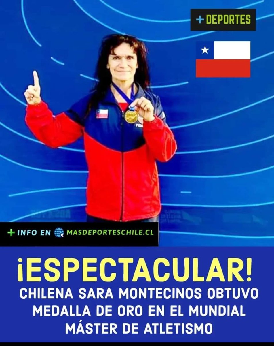 Toroyerka1's tweet photo. Nuestra deportista🇨🇱🏃‍♀️ doble oro y plata en Guthemburgo, Suecia, Agosto 2024 https://t.co/V1gbCLD72z