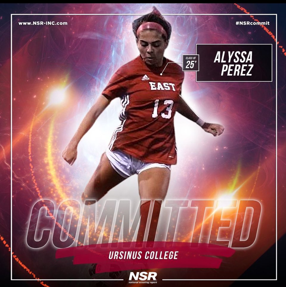 #NSRsoccer ⚽️🔥

Congratulations to 2025 Alyssa Perez on her commitment to Ursinus College. 

📌 Cherry Hill, NJ
🏟️ SJEB FC 07 Girls NL
🎓Cherry Hill HS East

For a free college soccer eval: 

📧 jmudge@nsr-inc.com
📲609-405-1058