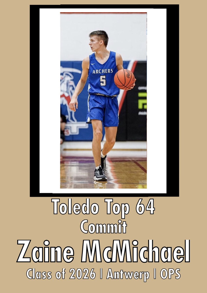 Toledo Top 64 (@toledotop_64) on Twitter photo 6'1 Zaine McMichael (2026) will be at the 2024 Toledo Top 64!!!
<a href="/z_mcmichael/">Zaine McMichael</a> <a href="/AntwerpArchers/">Antwerp Archers Athletics</a> 6'1 Zaine McMichael (2026) will be at the 2024 Toledo Top 64!!!
<a href="/z_mcmichael/">Zaine McMichael</a> <a href="/AntwerpArchers/">Antwerp Archers Athletics</a>