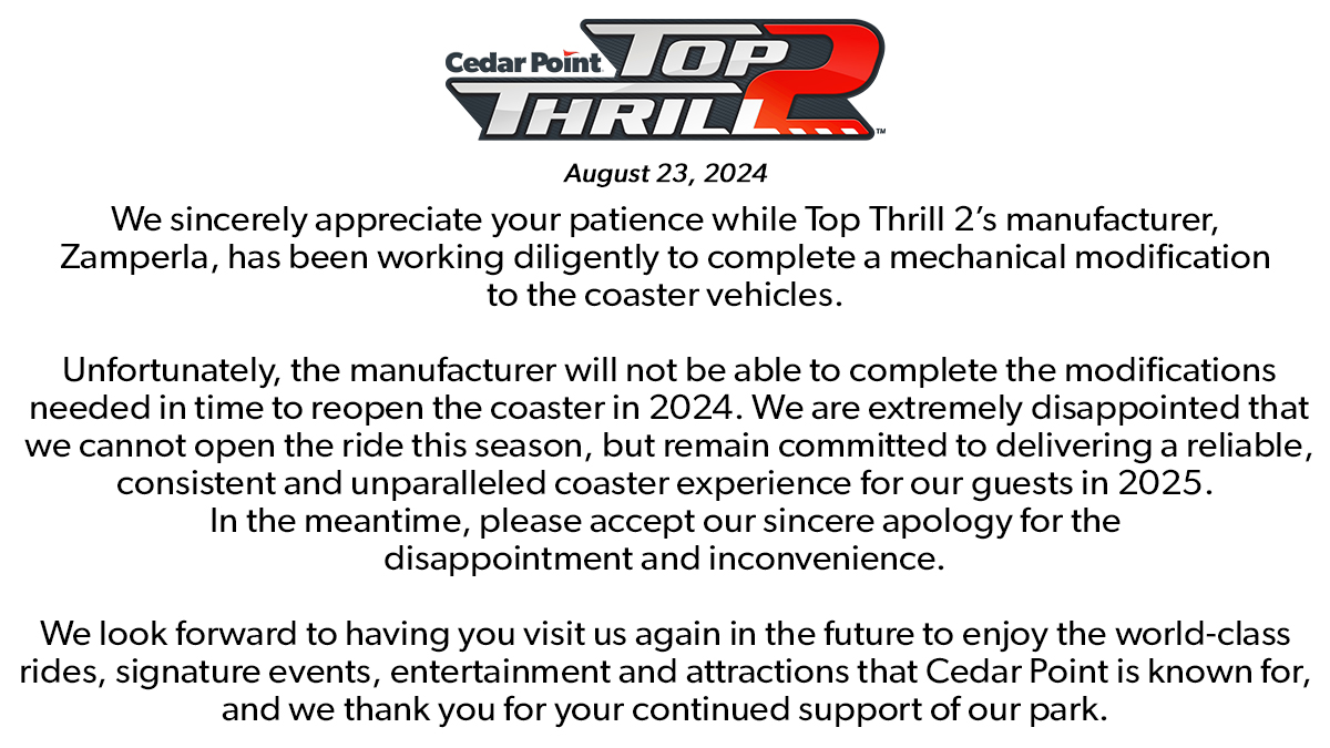 Cedar Point tweet media