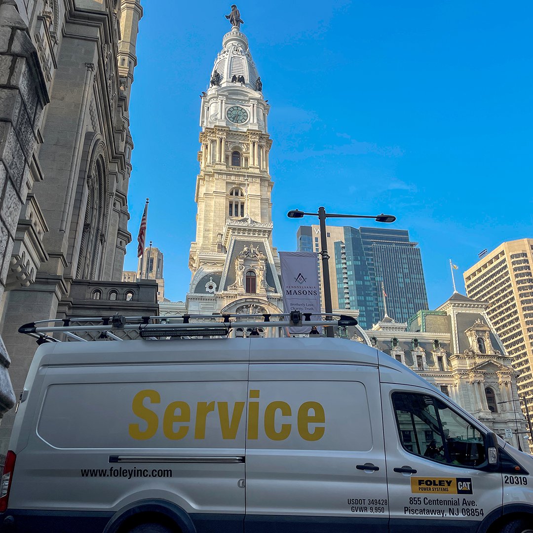 Spotted in Foley-delphia! This great shot of our service truck outside of Philly City Hall courtesy of our Power Systems Service Field Technician Lead, Wayne Kohler.

#foleycat #foley #caterpillar #philadelphia #catpowersystems #service #2024 #work #letsdothework