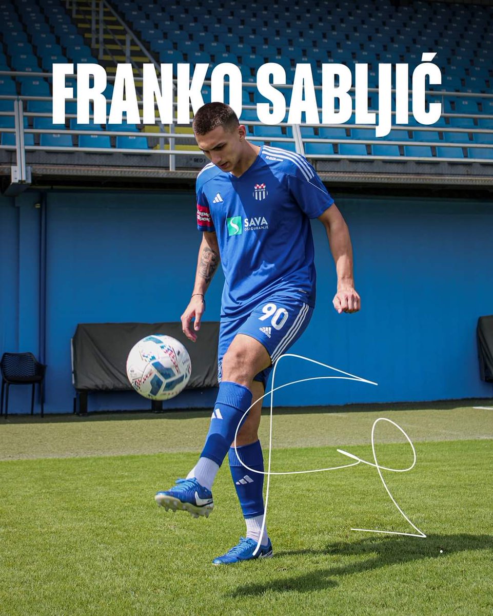 FBosnio's tweet photo. #PrvaNL 🇭🇷
✍️Para buscar el ascenso
El HSK Zrinjski Mostar cede por una temporada al NK Rudes a Franko Sabljic.
El delantero de 19 años, sin mucho espacio en el plantel, sale del club en busca de minutos.
En Rudes, Franko será compañero de Riad Masala.
#BiH 🇧🇦 https://t.co/Yp8TbZCS1E