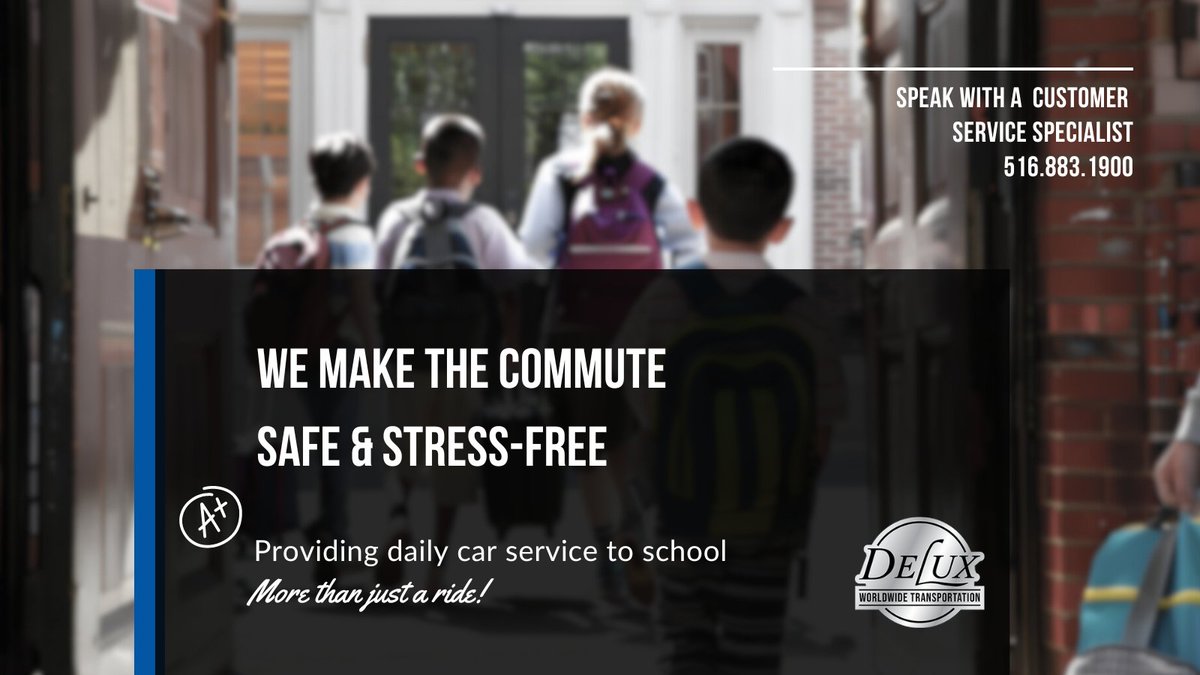 Delux_Transport's tweet image. Our reliable and professional car service is here to ease your morning routine and ensure your peace of mind. Trust us for all your school transportation needs! Learn more about opening an account. ow.ly/bI3K50T5iMs #DeluxWorldwideTransportation #SchoolTransportation
