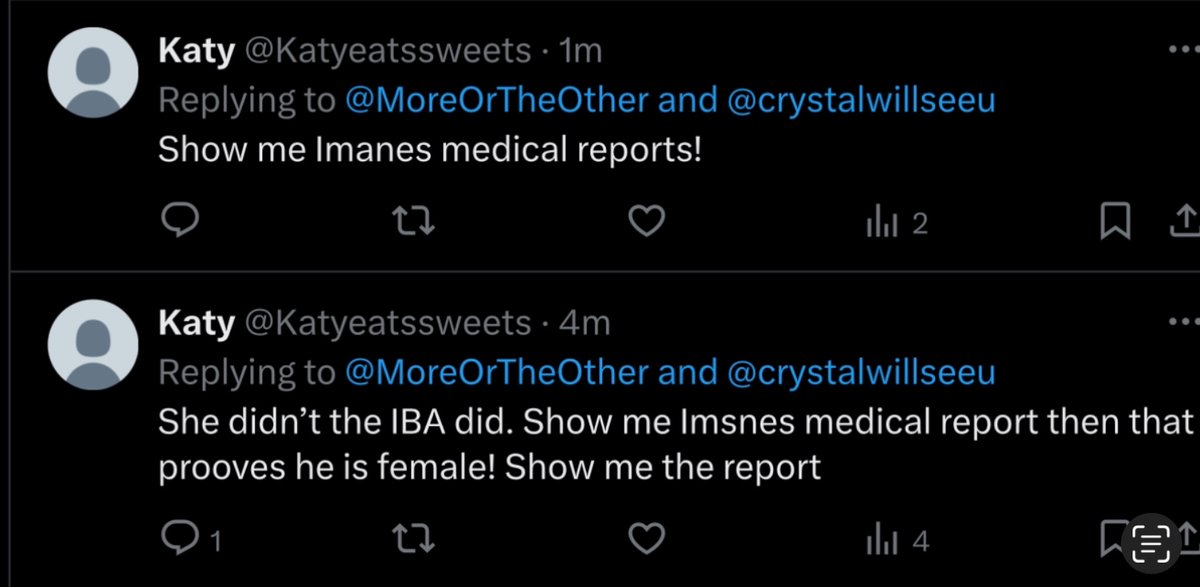 MoreOrTheOther's tweet photo. @XiranJayZhao Behold. Not only the proof of being a woman, obviously proof we were even born or have a nose is required! - according to this JKR defender!

Nutters… https://t.co/EvVXsp53ga