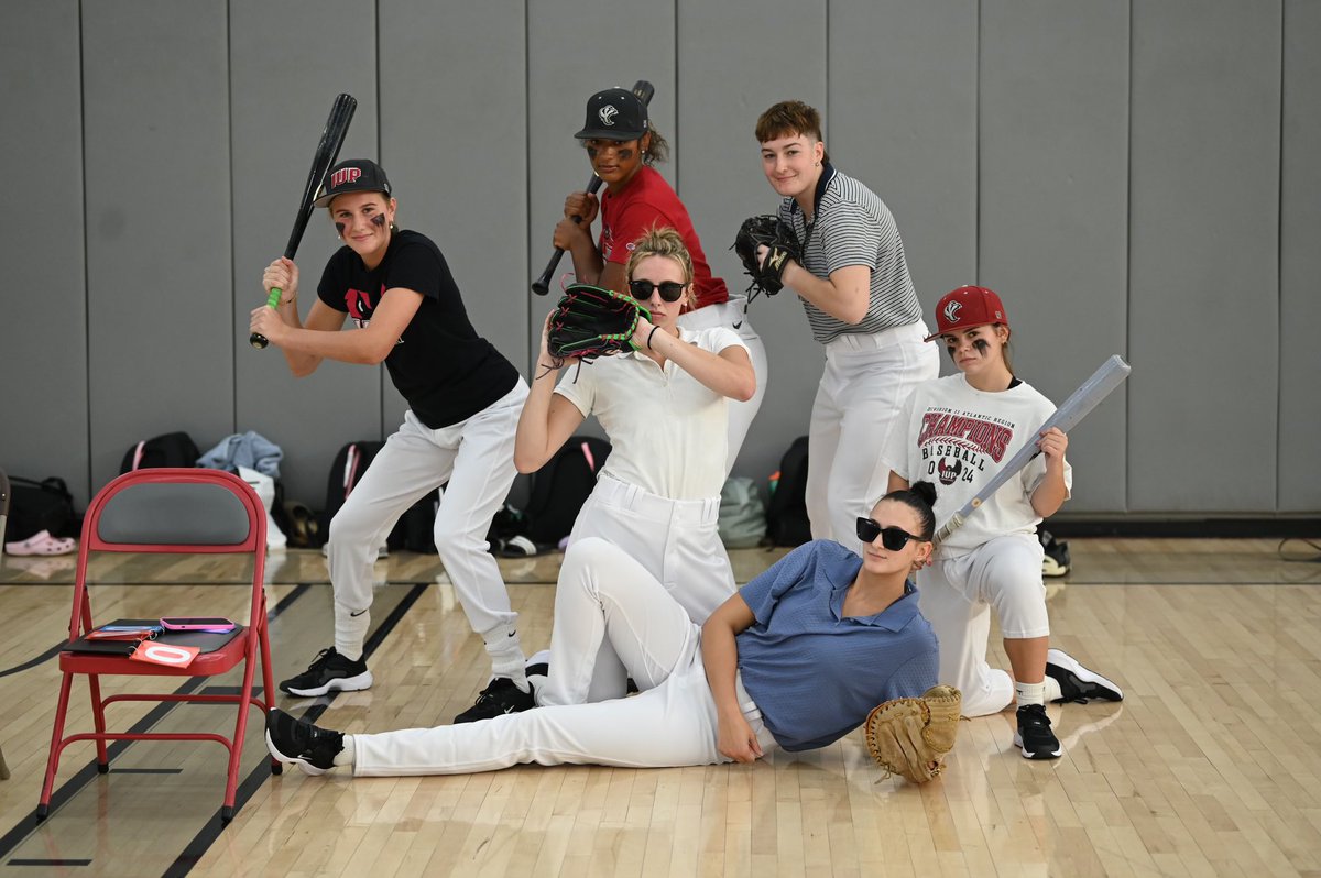 IUPVB's tweet photo. A look at the Annual IUP Volleyball Lip Sync Battle, a preseason tradition unlike any other. 

#TalonsUp x #volleyHawks https://t.co/NgIiH9k2X1