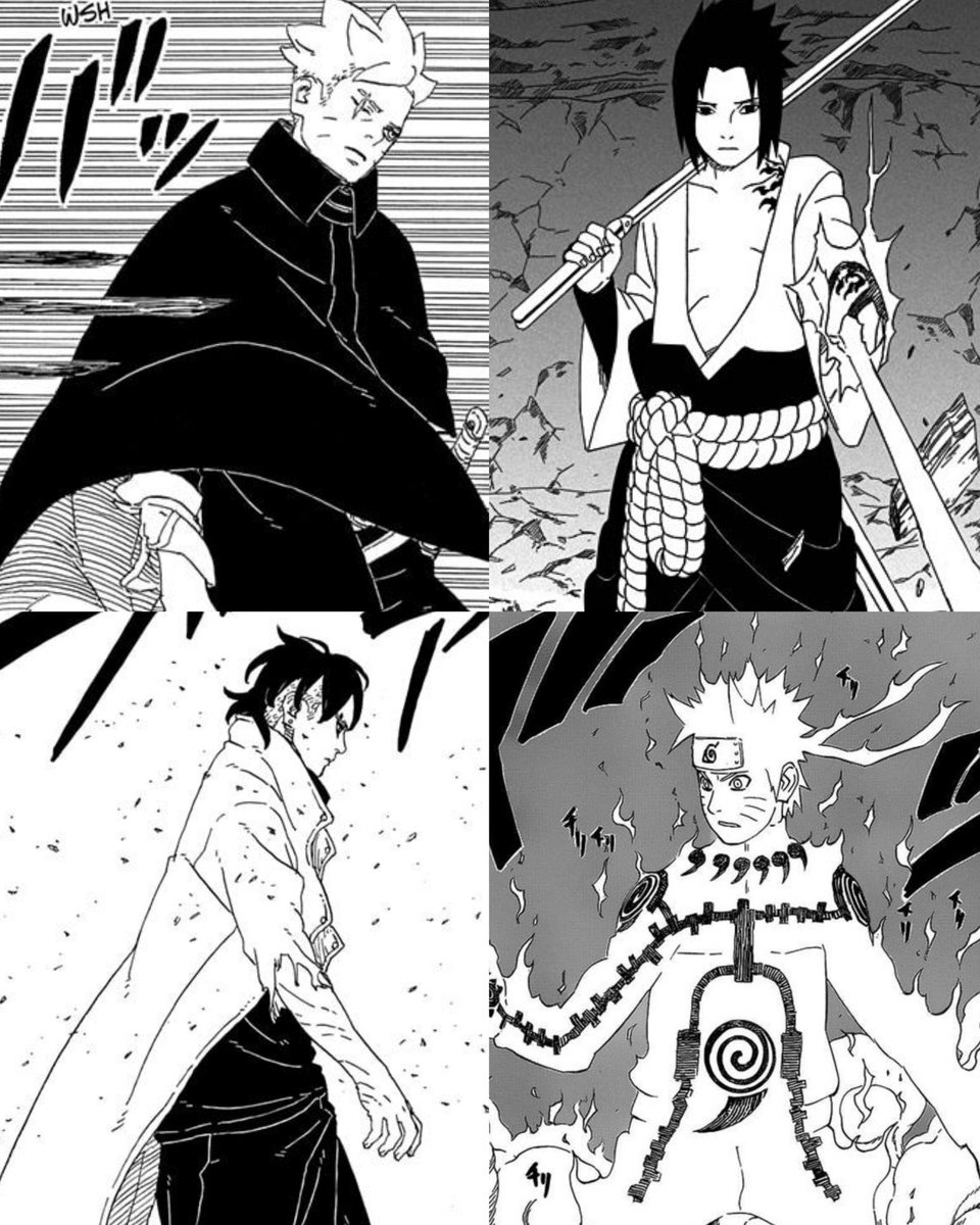 The interview made it more clear that Kawaki is being written like an MC and Boruto is being written like a Deuteragonist, like their positions literally changed

Boruto is Sasuke who seemed unbeatable at the start of Shippuden, and Kawaki is Naruto who has to catch up with time