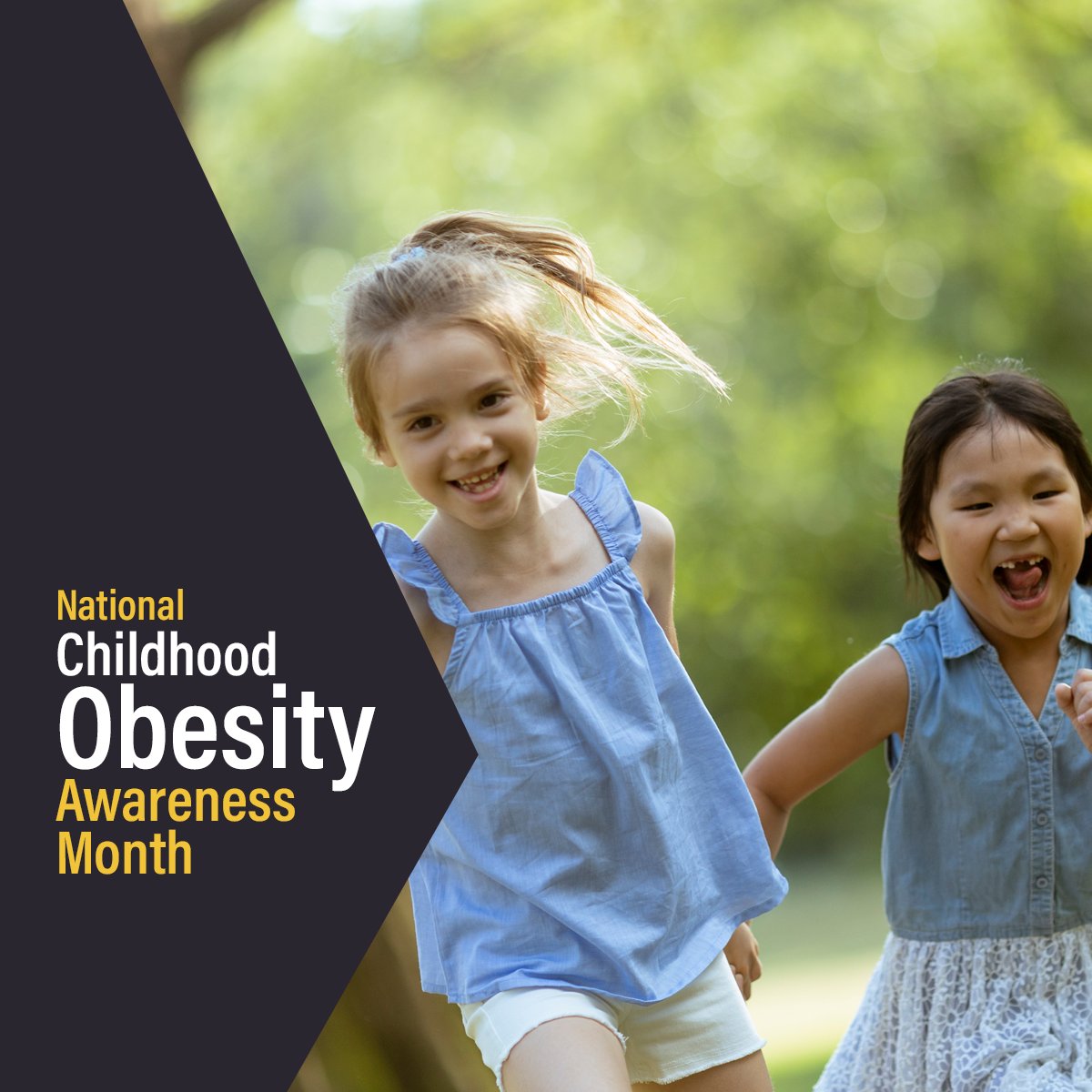 September is National Childhood Obesity Awareness Month!

To learn more about childhood obesity awareness month follow the link: cdc.gov/obesity/family…