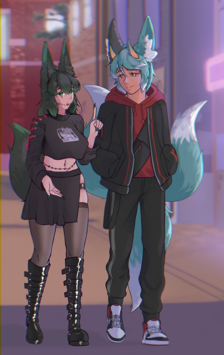 zeroorthodox's tweet image. ✨
Commissioned by @ScarecrowFoxx w/ @SixStarOniFox