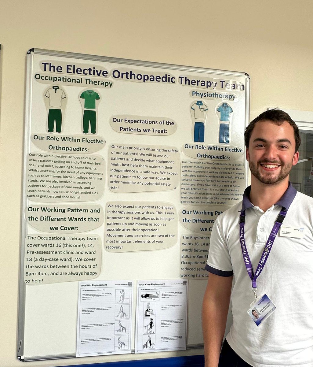 Brilliant Therapy board on W16 made by our Physio Ryan! Check it out! <a href="/ward16_lgh/">Ward 16 LGH</a> <a href="/Hely147/">Helen Parker</a> #Electiveorthopaedics #LGH #Therapy