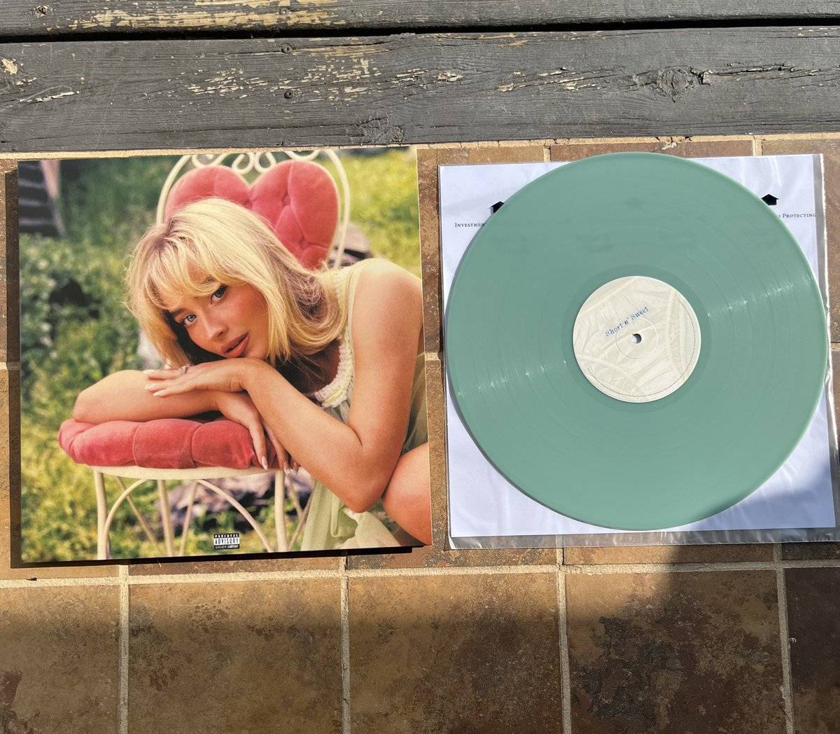 Sabrina Carpenter Short n' Sweet LP 新品　緑 Sabrina Carpenter - Short n Sweet Green Vinyl LP Alternate Cover