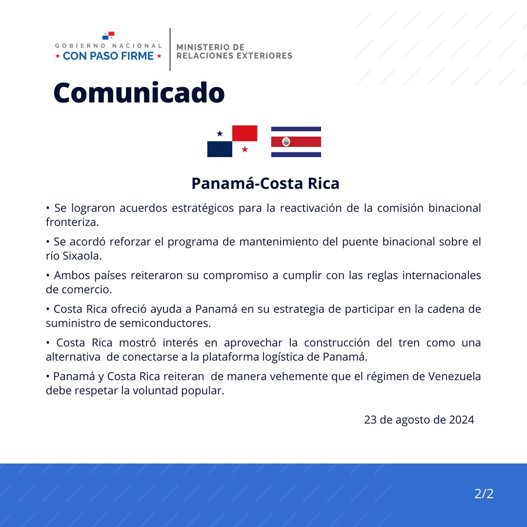 •Comunicado Conjunto•