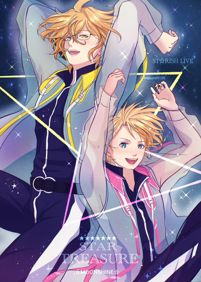 natsume0510f0's tweet photo. ST☆RISH LIVE🌈✈️
STAR TREASURE-MOONSHINE-
開催おめでとうございます🎉
#うたプリST 
#STライブ https://t.co/YQUrTZLq0T