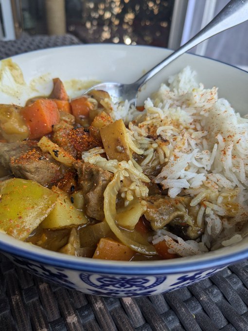 Japanese Curry for lunch! https://t.co/uoH26Egnx0