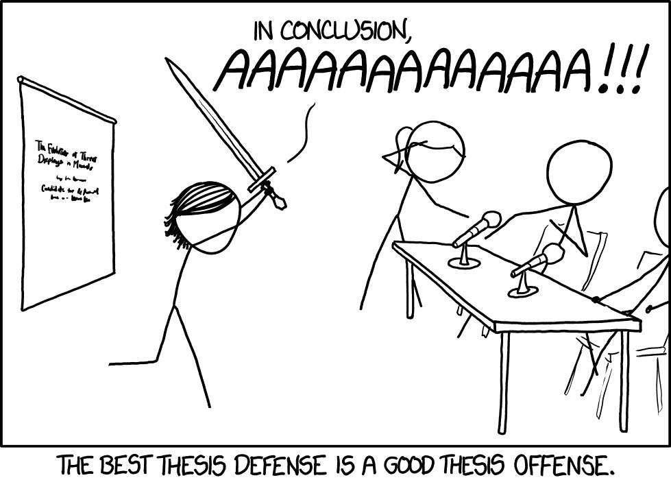 Passed my defense, nearly PhDone!