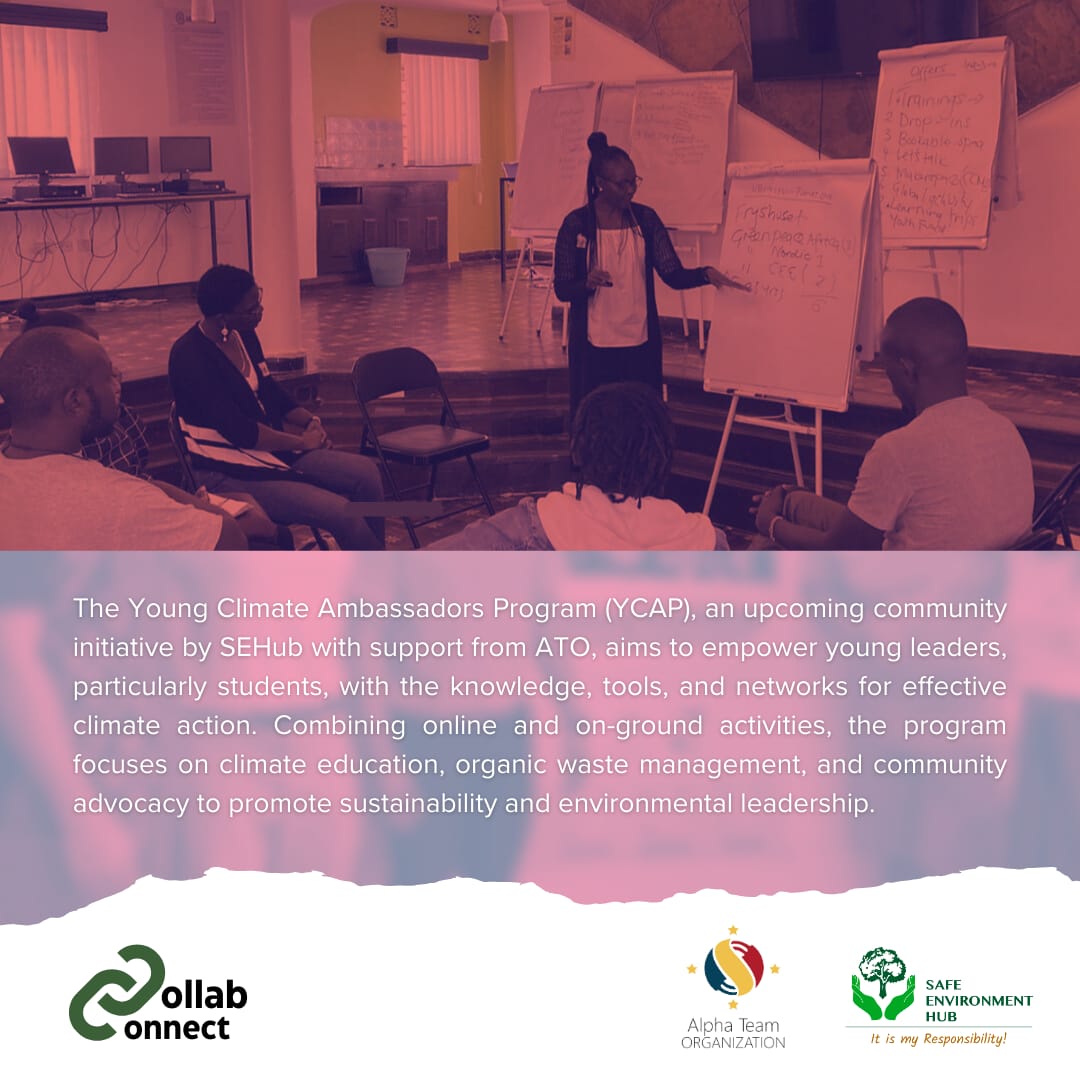 SEHubke's tweet photo. Safe Environment Hub (SEHub) and Alpha Team Organization (ATO) unite in a strategic partnership, harnessing digital platforms to tackle climate change. Aligned with the 2024 International Day theme, 'From Clicks to Progress.
#YouthForESD #Together4ATO2024 #SafeEnvironmentHubKenya https://t.co/1oBfZVwAbh