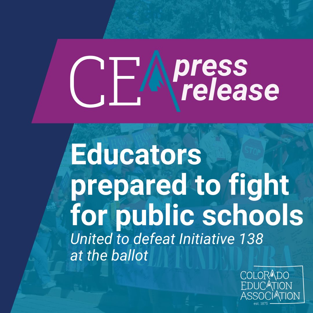 Colorado Education Association tweet media