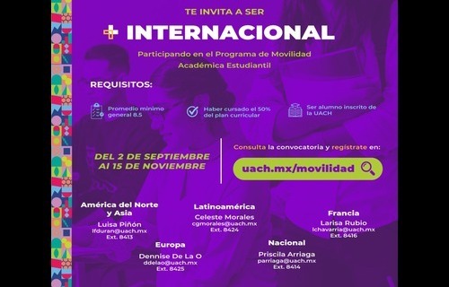 CSRI_UACH's tweet image. La convocatoria 2025.1  de 2 de Septiembre al 15 de Noviembre, mas informes en nuestra pagina y en nuestro facebook facebook.com/csriuach?local…