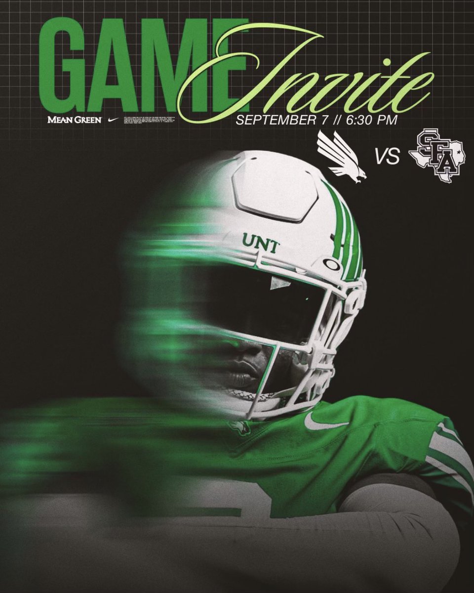 Thank you <a href="/TrustMyEyesO/">⭕️FFERTUNITY</a> for the invite to the first <a href="/MeanGreenFB/">UNT Football</a> game against SFA.
<a href="/CoachWhitsett/">Coach Whitsett</a> <a href="/MCAMustangFB/">MCA Mustang Football</a> <a href="/SkysTheLimitWR/">Margin Hooks</a> <a href="/CoachHayward/">Zack Hayward</a>