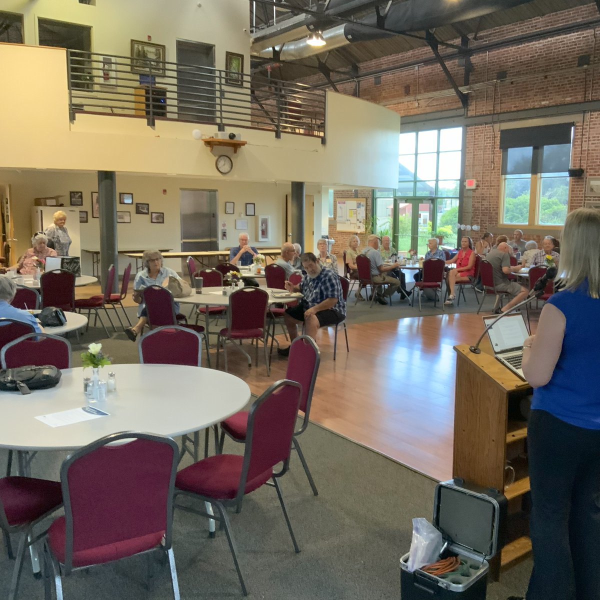 VVSeniorCenter's tweet photo. Carolyn Porrata from Northern Arizona Hospice - Cottonwood visited us on Wednesday, Aug 21 to talk about the Myths and Facts of Hospice. We look forward to having you again soon to share this important information with our seniors! https://t.co/t0C10s5LnB