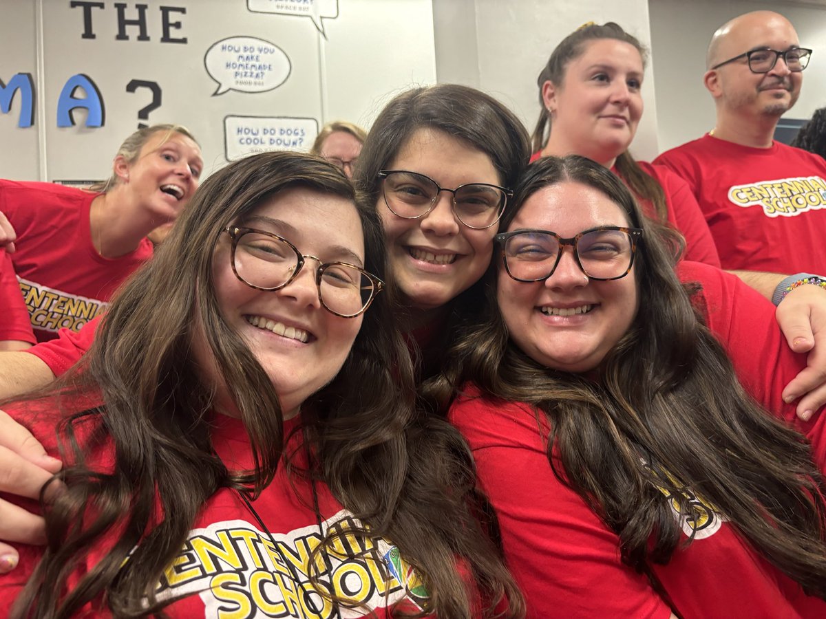 The real question is will our students be able to tell us apart? <a href="/CentennialSchLU/">Centennial School of Lehigh University</a> 

So excited to be back! 🤎💛