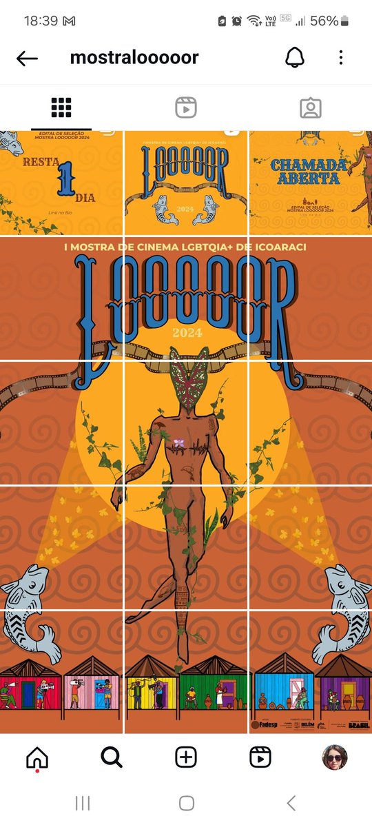 Égua manas e a mostra de cinema Lgbt de Icoaraci que se chama Looooooor. Morrendo. Por tudo! Sigam os divos lá na outra rede: @mostralooor