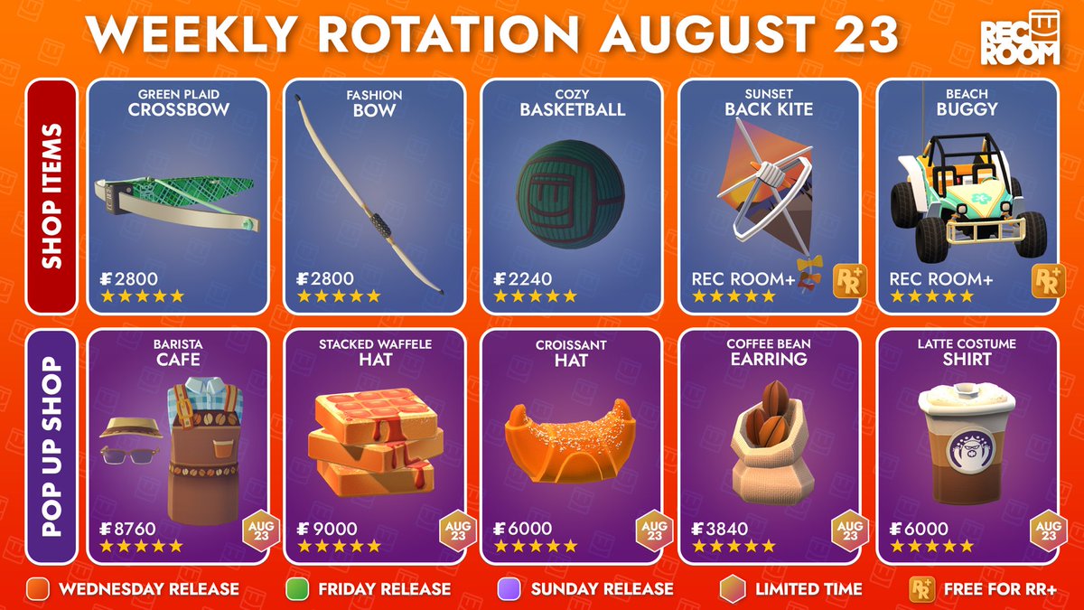 Sk0lVR's tweet photo. NEW WEEKLY ROTO In Rec Room! We rocking with this Boba &amp; Bean Coffee Shop?? 🤔 
-
-
-
#recroom #recroomvr #recroomcommunity #recroomupdate #recroomweekly https://t.co/nNRaxyfdXP