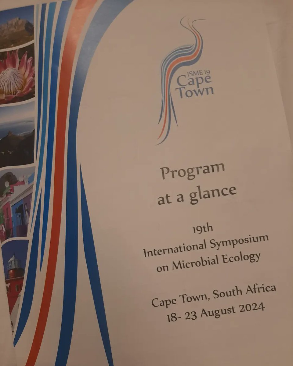 The International Symposium on Microbial Ecology #ISME19 ended today in Cape Town! Had really an amazing time!